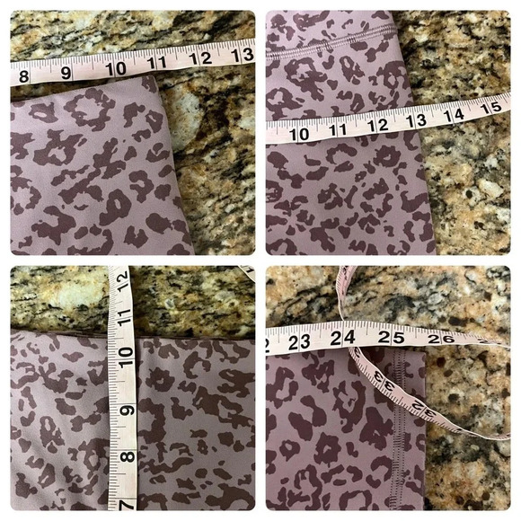 Athleta ELATION ULTRA HIGH RISE 7/8 LEGGING Leopard Print Sporty Athleisure XS - Picture 4 of 11